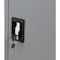 Global Industrial Assembled Wall Storage Cabinet, 13-3/4x12-3/4x30, Gray 269874GY - alternate 4